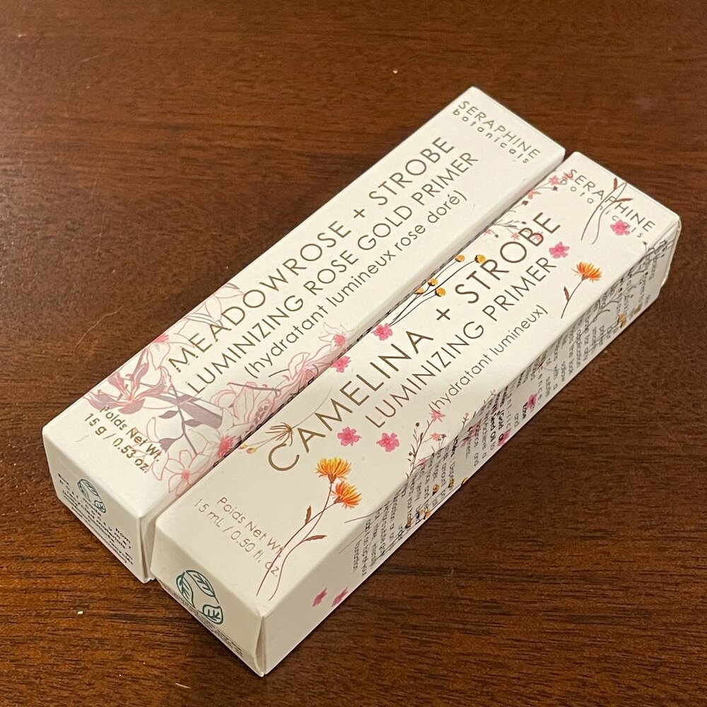 Seraphine Botanicals Primers x2 NIB